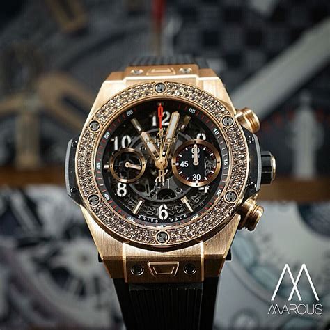 hublot rhinestone diamond watch|hublot diamond bezel.